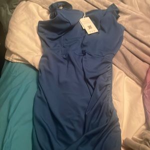 Blue dress